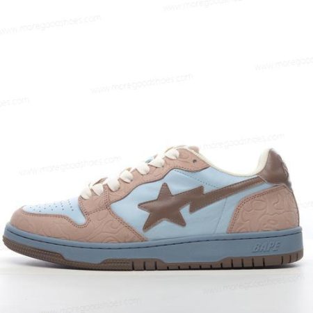 Cheap Shoes A BATHING APE BAPE Court STA ‘Beige Light Brown Blue White’ 0ZXSHM191X30GBGK