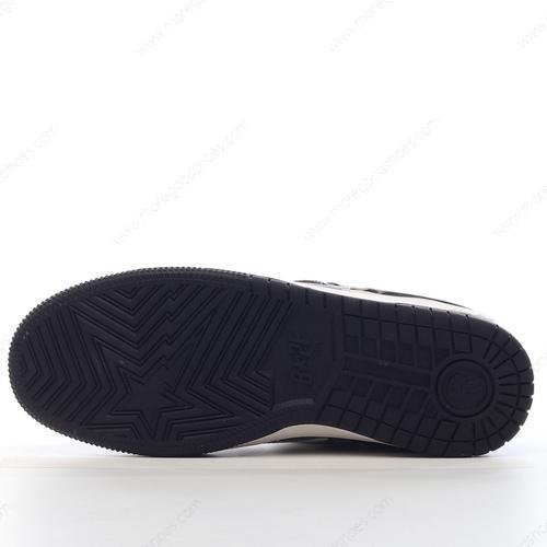 Cheap Shoes A BATHING APE BAPE SK8 STA Black White 1H20 191 033