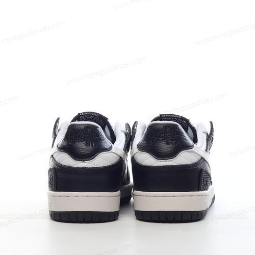 Cheap Shoes A BATHING APE BAPE SK8 STA Black White 1H20 191 033