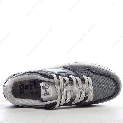Cheap Shoes A BATHING APE BAPE SK8 STA x STAdium Goods White Grey M000004 H