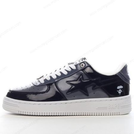 Cheap Shoes A BATHING APE BAPE STA ‘Black Grey’ 001FWH201046-BLK
