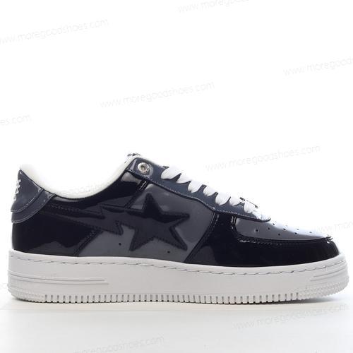 Cheap Shoes A BATHING APE BAPE STA Black Grey 001FWH201046 BLK