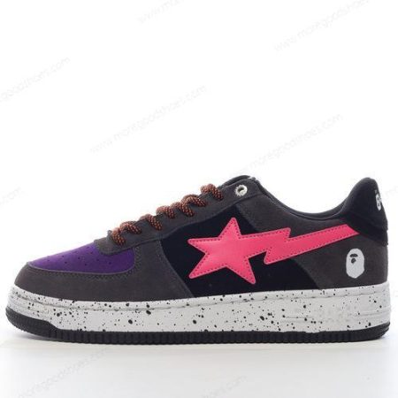 Cheap Shoes A BATHING APE BAPE STA ‘Black Pink Purple’ 1I20191008-BKXPK