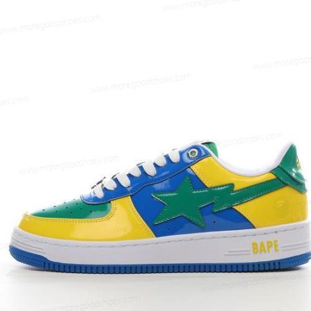 Cheap Shoes A BATHING APE BAPE STA ‘Blue Green Yellow’