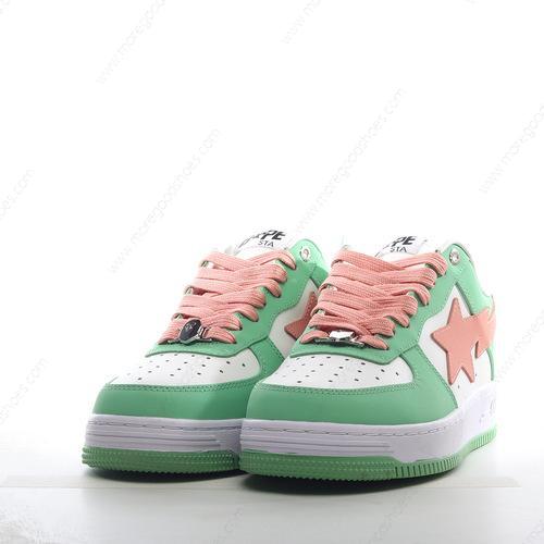Cheap Shoes A BATHING APE BAPE STA Green Pink