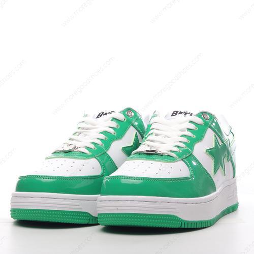 Cheap Shoes A BATHING APE BAPE STA Green White 1H70191001 GRA