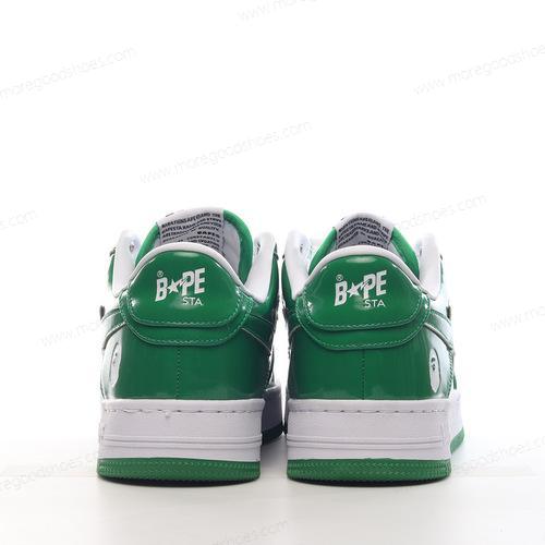 Cheap Shoes A BATHING APE BAPE STA Green White 1I70 291 001