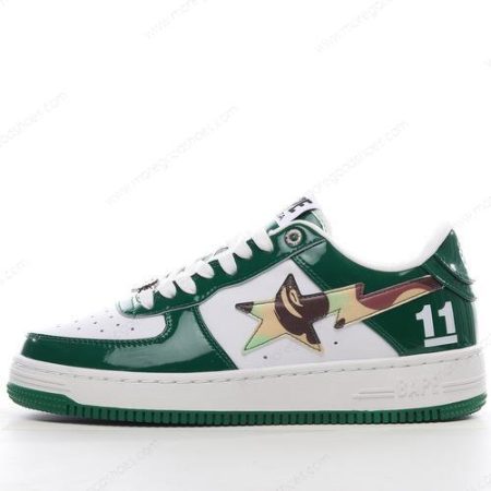 Cheap Shoes A BATHING APE BAPE STA ‘Green White’