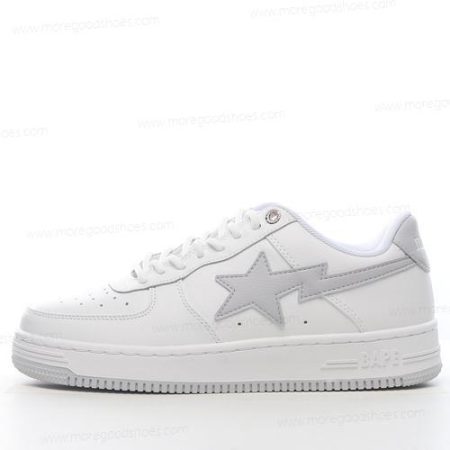 Cheap Shoes A BATHING APE BAPE STA ‘White Grey’