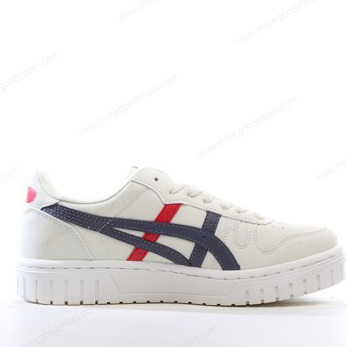 Cheap Shoes ASICS Court Mz Low White Blue Red 1194A076 103