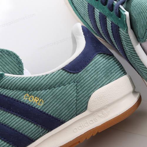 Cheap Shoes Adidas CORD TRAINERS Navy Green White H01821