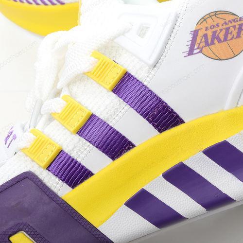 Cheap Shoes Adidas EQT Basketball Adv V2 White Purple Yellow