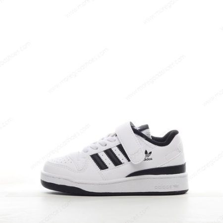 Cheap Shoes Adidas Forum 84 Low GS Kids ‘Black White’