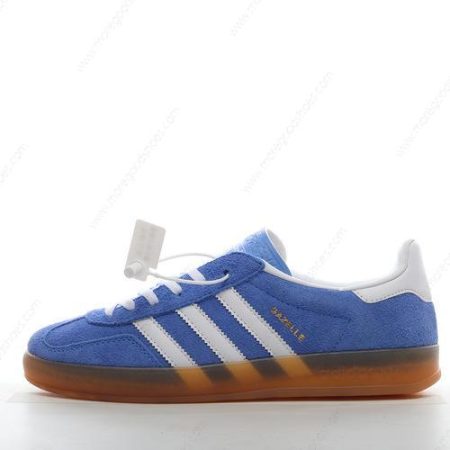 Cheap Shoes Adidas Gazelle Indoor ‘Blue White Gold’ HQ8717