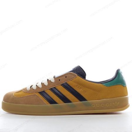 Cheap Shoes Adidas Gazelle Indoor ‘Brown Green Black’