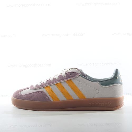 Cheap Shoes Adidas Gazelle Indoor Off White Yellow ID1007