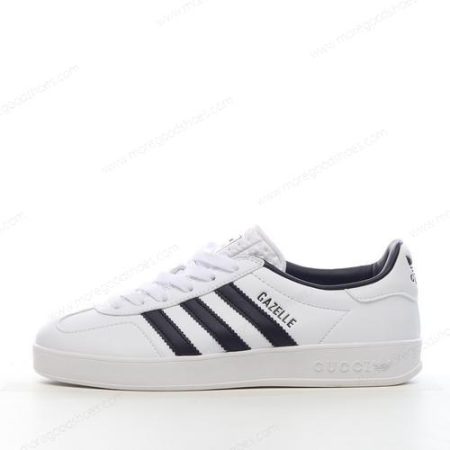 Cheap Shoes Adidas Gazelle ‘White Black Gold’