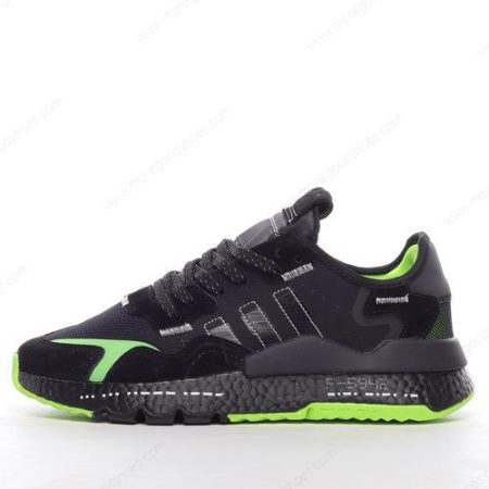 Cheap Shoes Adidas Nite Jogger ‘Black Green’ H03249