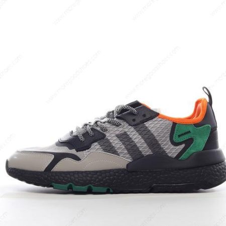 Cheap Shoes Adidas Nite Jogger ‘Black Green Orange’ EE5569