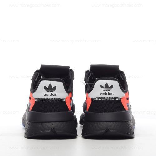 Cheap Shoes Adidas Nite Jogger Black White Orange FX6834