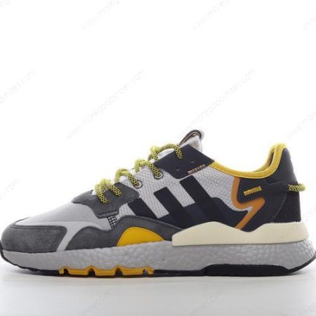 Cheap Shoes Adidas Nite Jogger ‘Grey Black Yellow’