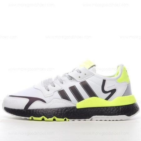 Cheap Shoes Adidas Nite Jogger ‘White Black Green’ EG6749