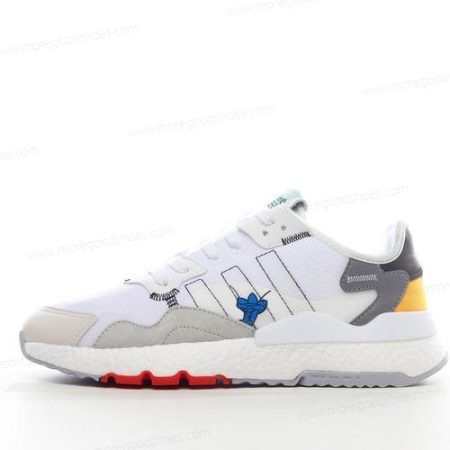 Cheap Shoes Adidas Nite Jogger ‘White Grey Yellow’ HP9113