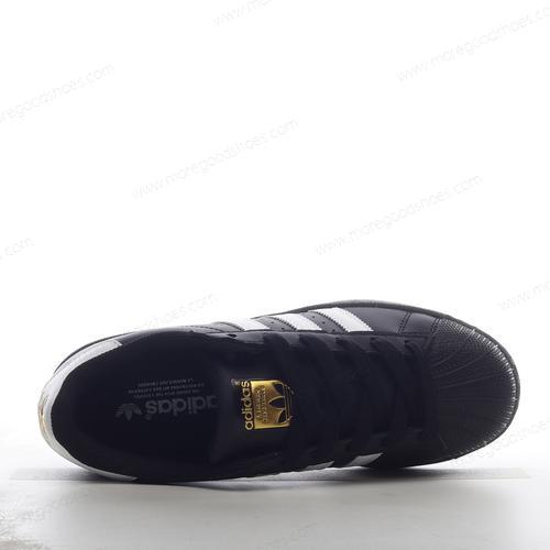 Cheap Shoes Adidas Superstar Black White Gold EG4959
