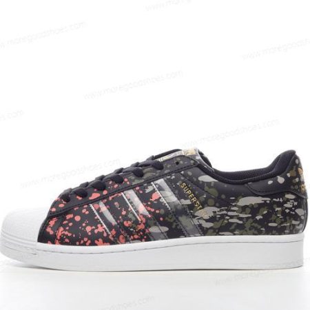 Cheap Shoes Adidas Superstar ‘Black White Red Green’