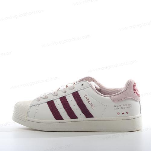Cheap Shoes Adidas Superstar Grey White Red IG3853