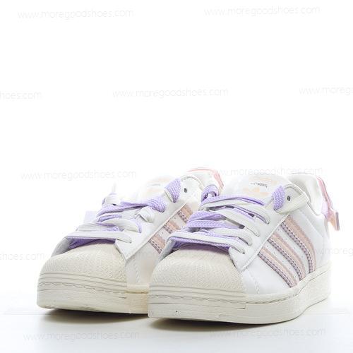 Cheap Shoes Adidas Superstar Off White Purple FV3392