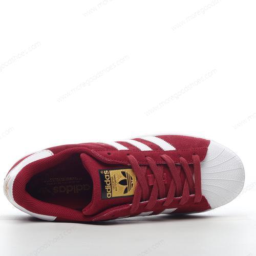 Cheap Shoes Adidas Superstar Red White Gold IE9872