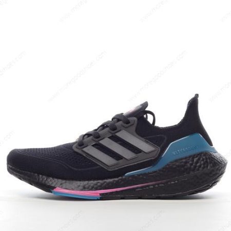 Cheap Shoes Adidas Ultra boost 21 ‘Black Blue Pink’ FZ1921