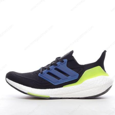 Cheap Shoes Adidas Ultra boost 21 ‘Black Green Blue White’ FY0568