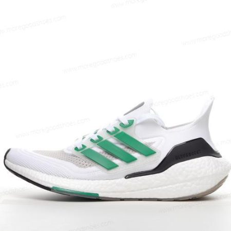 Cheap Shoes Adidas Ultra boost 21 ‘White Green Black’ FZ2326