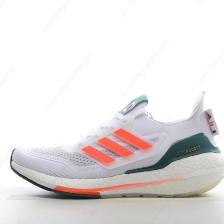 Cheap Shoes Adidas Ultra boost 21 ‘White Orange Grey’ GX7966