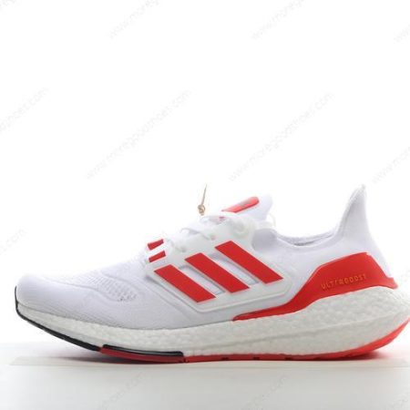 Cheap Shoes Adidas Ultra boost 22 ‘White Red’ HP2485