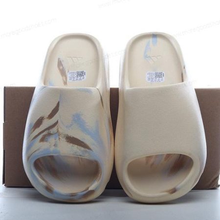 Cheap Shoes Adidas Yeezy Slides ‘White Yellow’