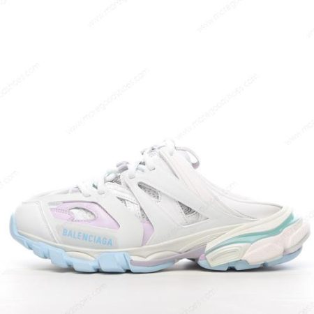 Cheap Shoes Balenciaga Track Mule ‘White Blue’ 653813W3DA79045