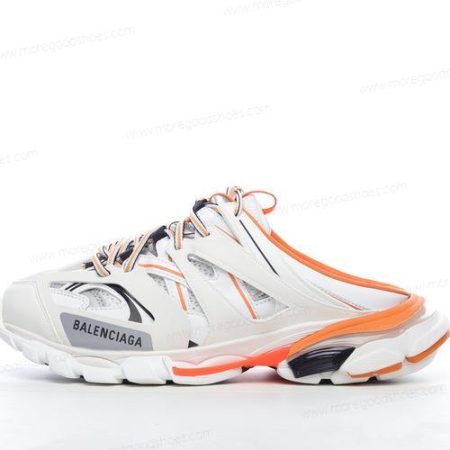 Cheap Shoes Balenciaga Track Mule ‘White Orange’
