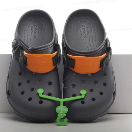Cheap Shoes Crocs All Terrain Clog Slate ‘Black Orange’ ALA100157259