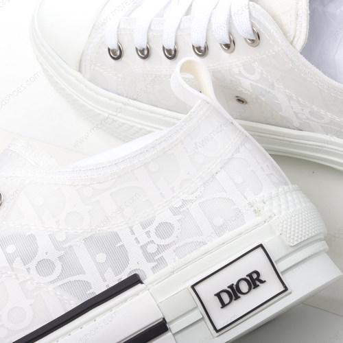 Cheap Shoes DIOR B23 OBLIQUE TRAINERS White 3SN249YNT H060