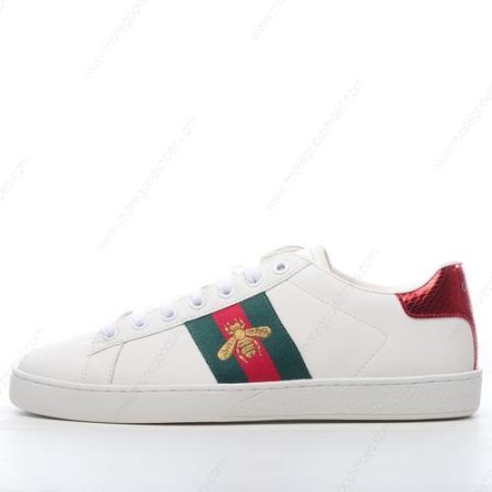 Cheap Shoes Gucci ACE Bee Embroidered ‘White Red’ 429446-A38G0-1284