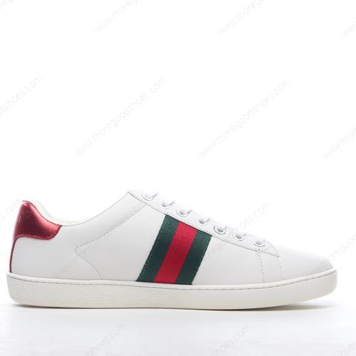 Cheap Shoes Gucci ACE GG Apple Patch White Red 611376 DOPE0 9064