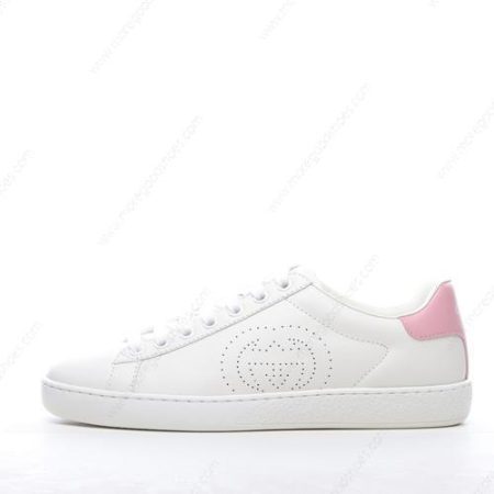 Cheap Shoes Gucci ACE Interlocking G ‘White Pink’ 598527-AYO70-9076
