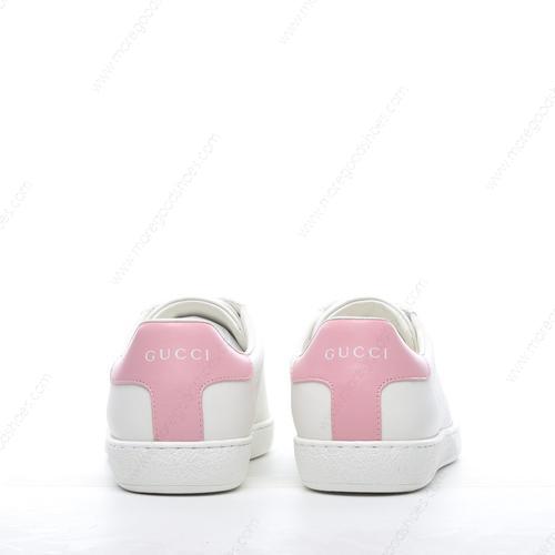 Cheap Shoes Gucci ACE Interlocking G White Pink 598527 AYO70 9076
