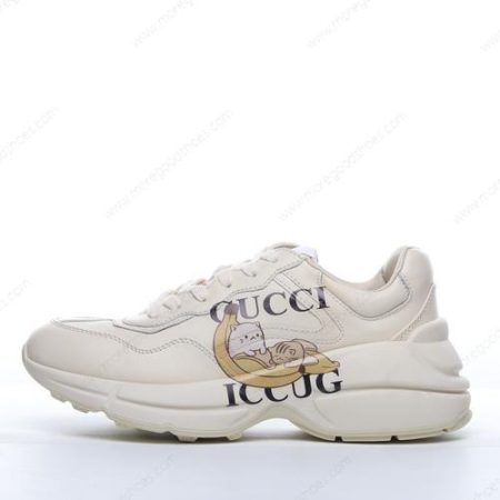 Cheap Shoes Gucci Bananya Rhyton Vintage Trainer ‘White’ 659408-2SH00-9522