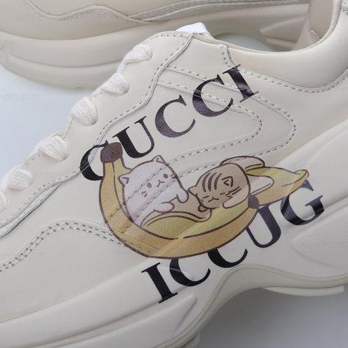 Cheap Shoes Gucci Bananya Rhyton Vintage Trainer White 659408 2SH00 9522