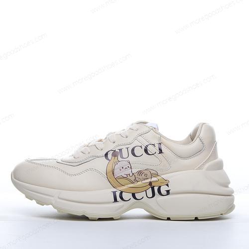 Cheap Shoes Gucci Bananya Rhyton Vintage Trainer White 659408 2SH00 9522