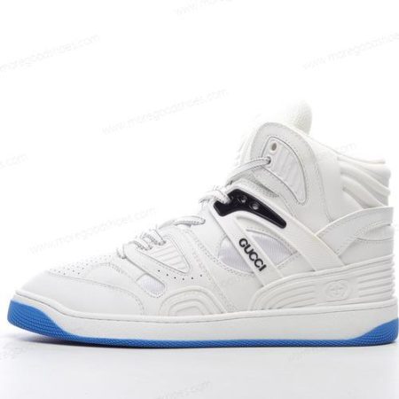Cheap Shoes Gucci Basket High ‘White Blue’ 661310-2SHA0-9014